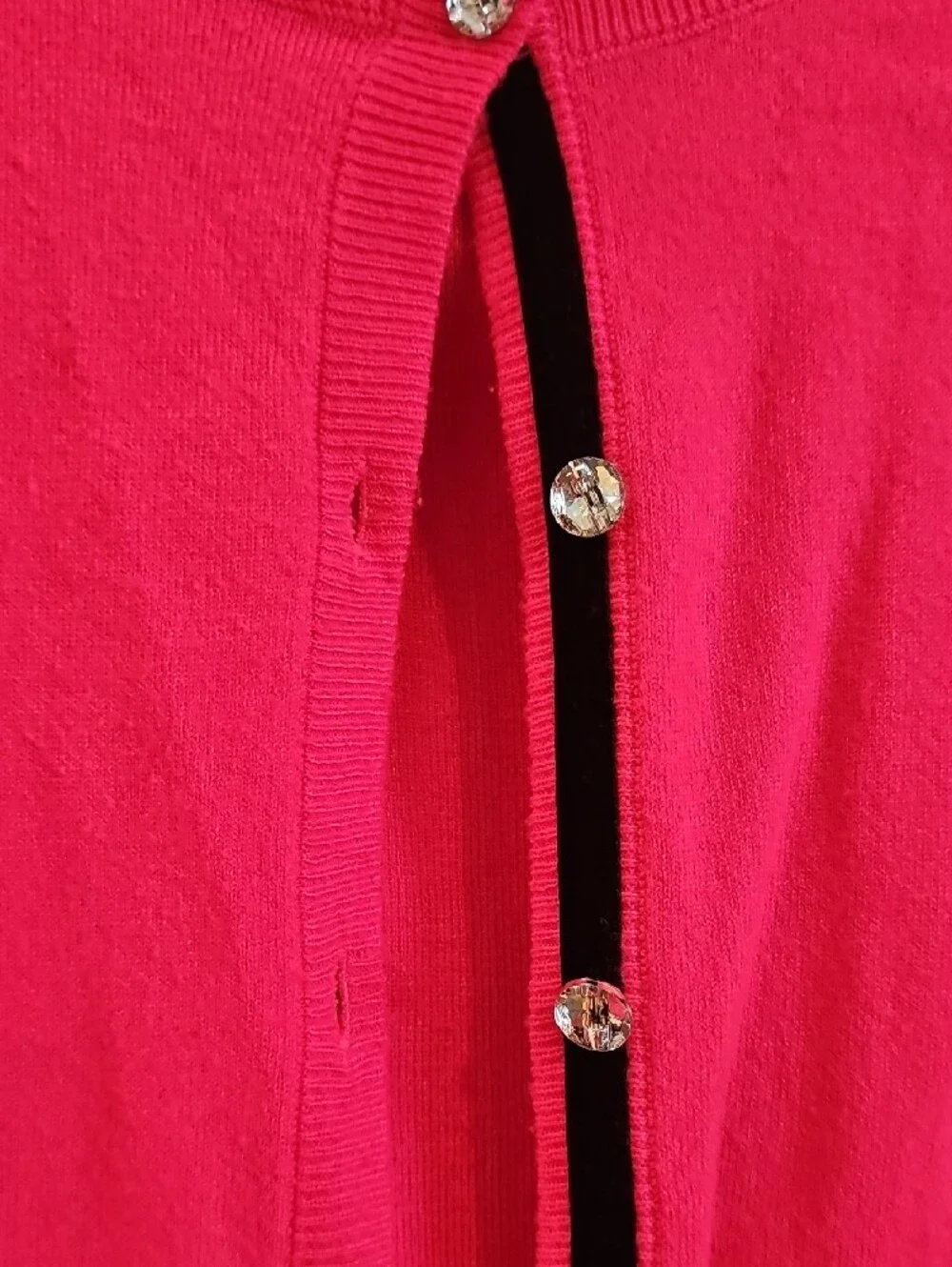 Milly Minis Hot Pink Black Colorblock Knit Dress With Cardigan Size 10